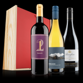 Mixed Wine Trio in Wooden Box