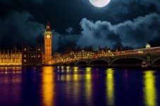 London at night bus tour